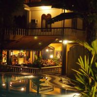 hotel flower garden