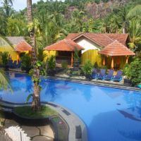 hotel flower garden
